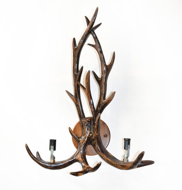 AFD Antler Wall Sconce Lighting AFD Brown